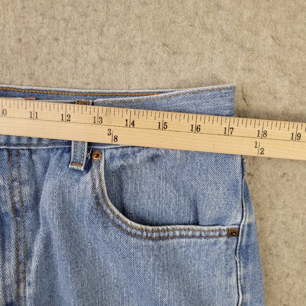 VTG Levis 505 Jeans Mens 36x30 Blue Denim Regular Straight Leg Y2k Distressed